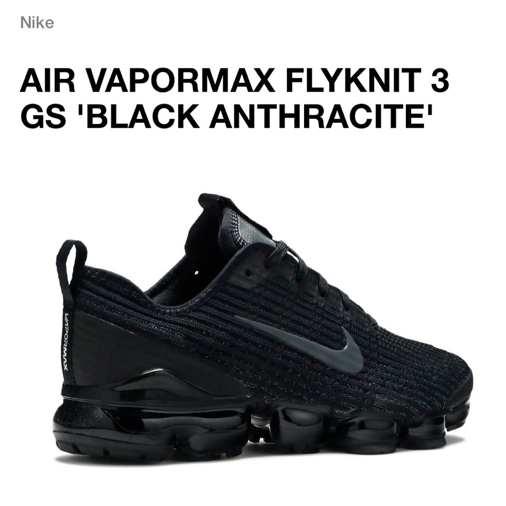 New Vapormax Flyknit 2 GS - NO BOX - Size 4.5  Youth Guranteed to Fit Size 6 WMN